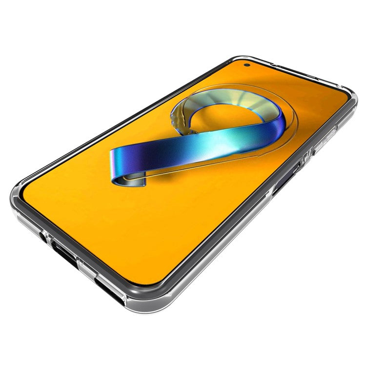 10Pcs / Pack For Asus Zenfone 9 5G Transparent TPU Phone Case Shockproof Precise Cutouts Inner Watermark-Free Phone Cover