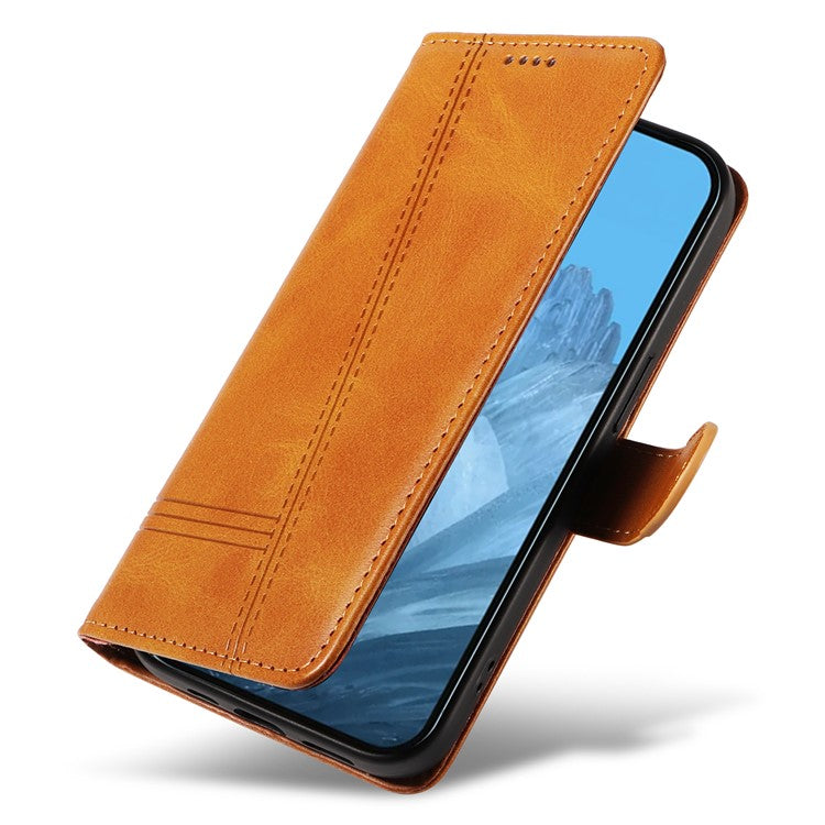 For Google Pixel 9 / 9 Pro Case Leather Book Flip Phone Cover Wallet Stand View - Yellow