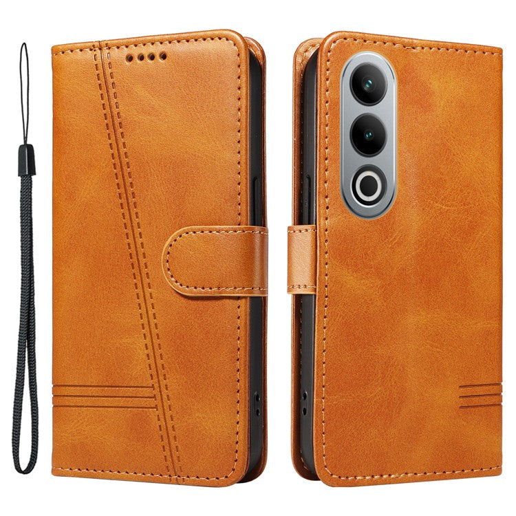 For OnePlus Ace 3V 5G Case Wallet PU Leather Cell Phone Cover Magnetic Closure - Yellow