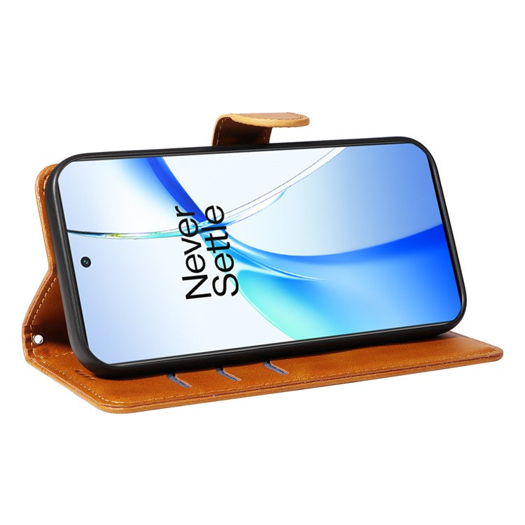 For OnePlus Ace 3V 5G Case Wallet PU Leather Cell Phone Cover Magnetic Closure - Yellow