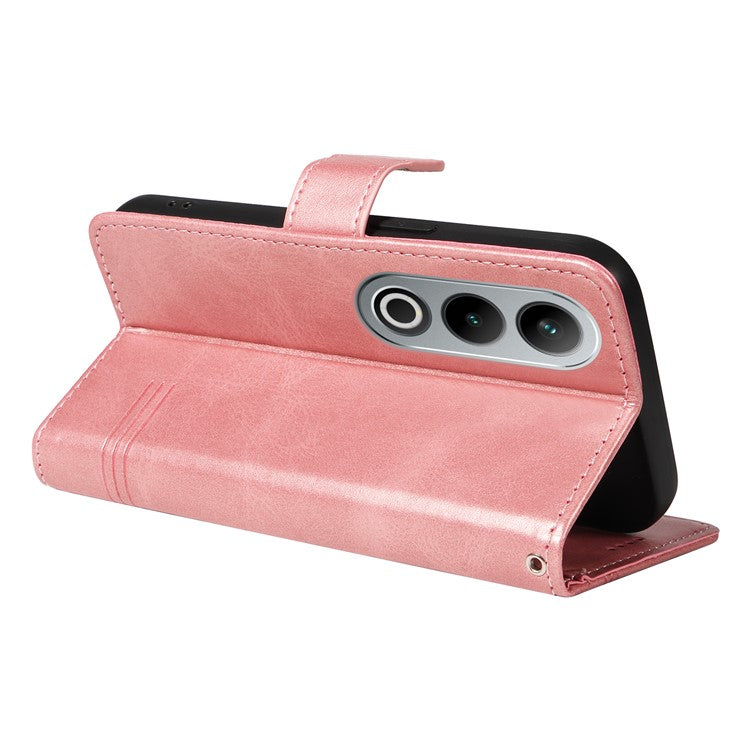 For OnePlus Ace 3V 5G Case Wallet PU Leather Cell Phone Cover Magnetic Closure - Rose Gold