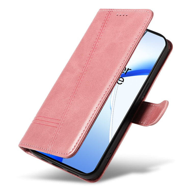 For OnePlus Ace 3V 5G Case Wallet PU Leather Cell Phone Cover Magnetic Closure - Rose Gold