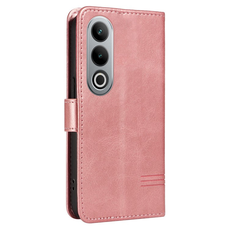 For OnePlus Ace 3V 5G Case Wallet PU Leather Cell Phone Cover Magnetic Closure - Rose Gold