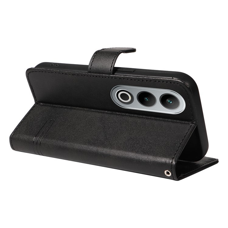 For OnePlus Ace 3V 5G Case Wallet PU Leather Cell Phone Cover Magnetic Closure - Black