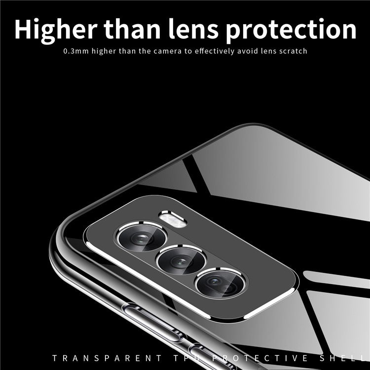 MOFI For Oppo Reno12 5G (Global) Clear Case Soft TPU Protective Phone Cover