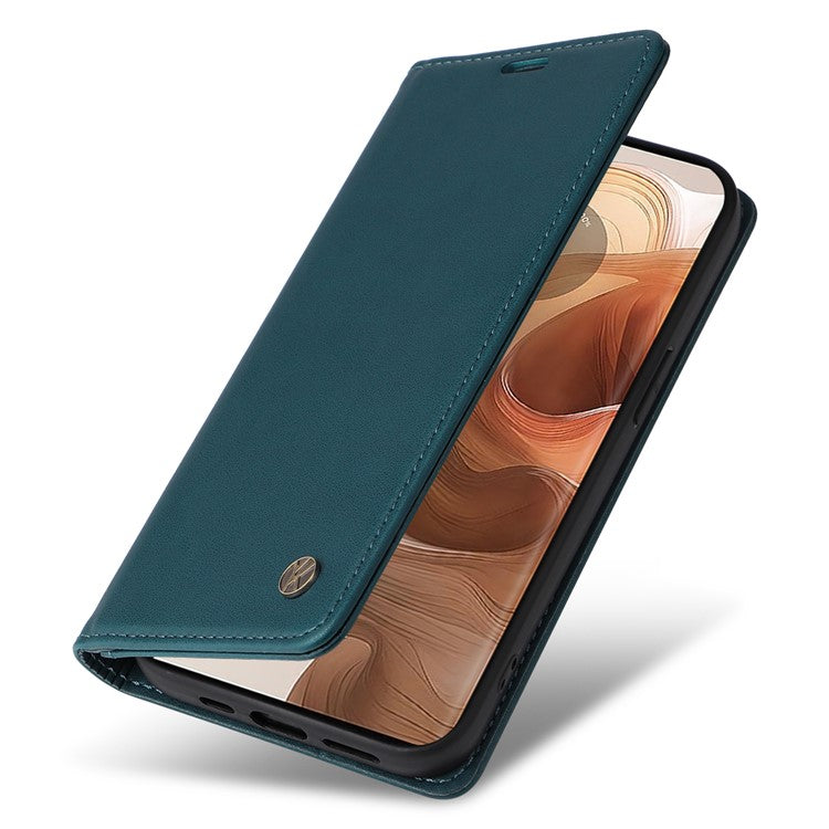 YIKATU YK-001 For Motorola Moto X50 Ultra 5G / Edge 50 Ultra 5G Case Wallet Leather + Matte TPU Phone Cover - Green