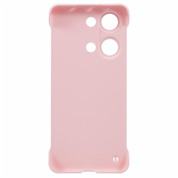 For OnePlus Ace 2V / Nord 3 5G Case Hard PC Frameless Phone Cover Skin-Touch Precise Lens Cutout - Pink