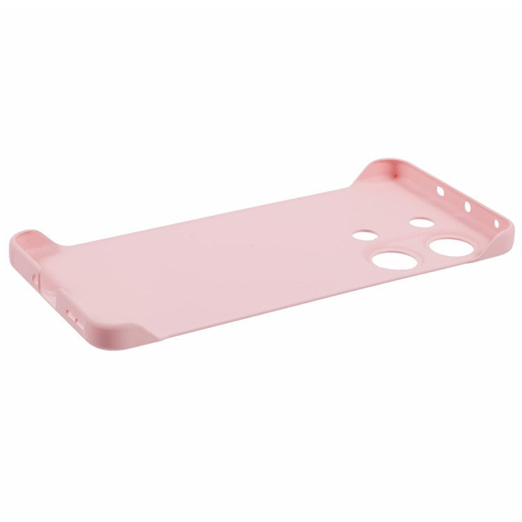 For OnePlus Ace 2V / Nord 3 5G Case Hard PC Frameless Phone Cover Skin-Touch Precise Lens Cutout - Pink