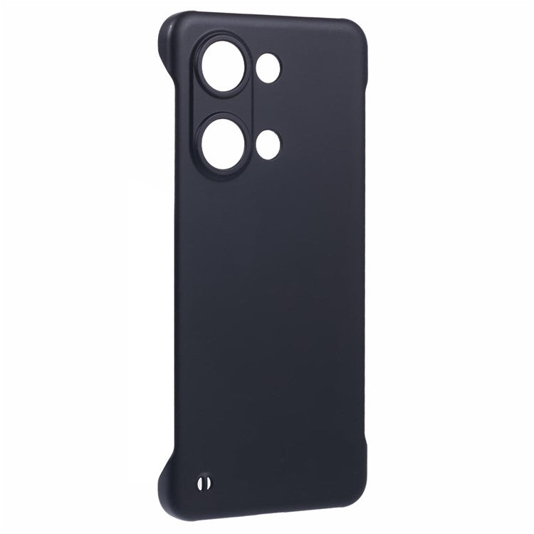For OnePlus Ace 2V / Nord 3 5G Case Hard PC Frameless Phone Cover Skin-Touch Precise Lens Cutout - Black