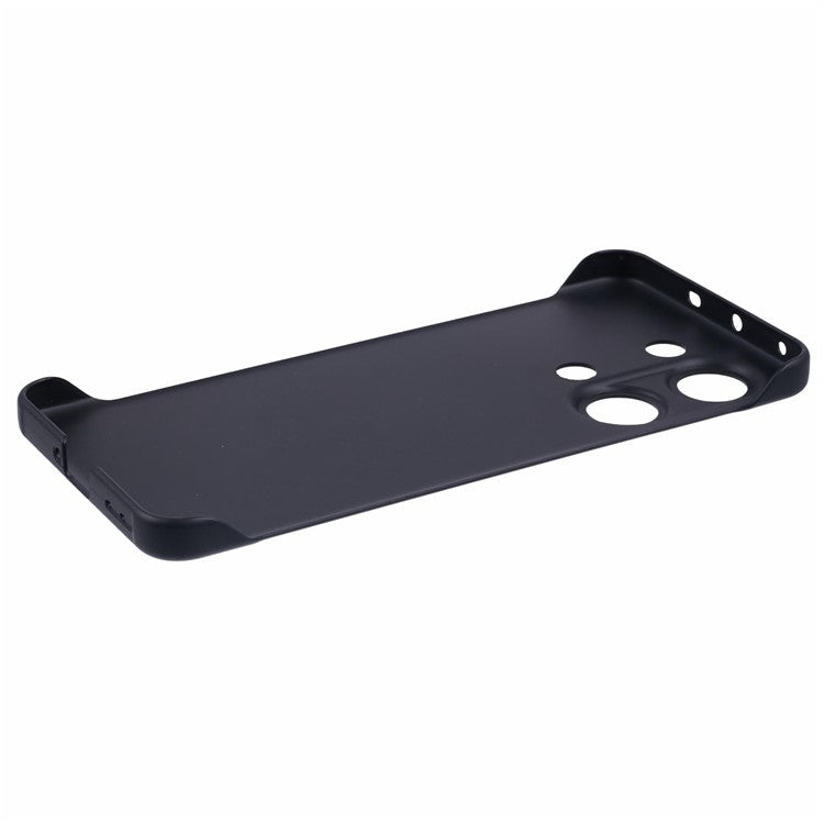 For OnePlus Ace 2V / Nord 3 5G Case Hard PC Frameless Phone Cover Skin-Touch Precise Lens Cutout - Black