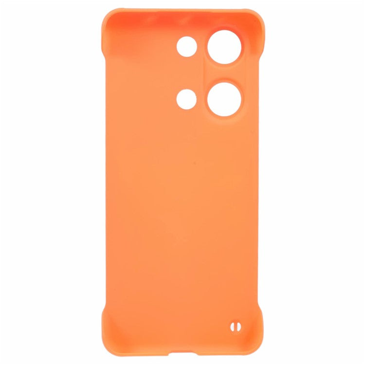 For OnePlus Ace 2V / Nord 3 5G Case Hard PC Frameless Phone Cover Skin-Touch Precise Lens Cutout - Orange