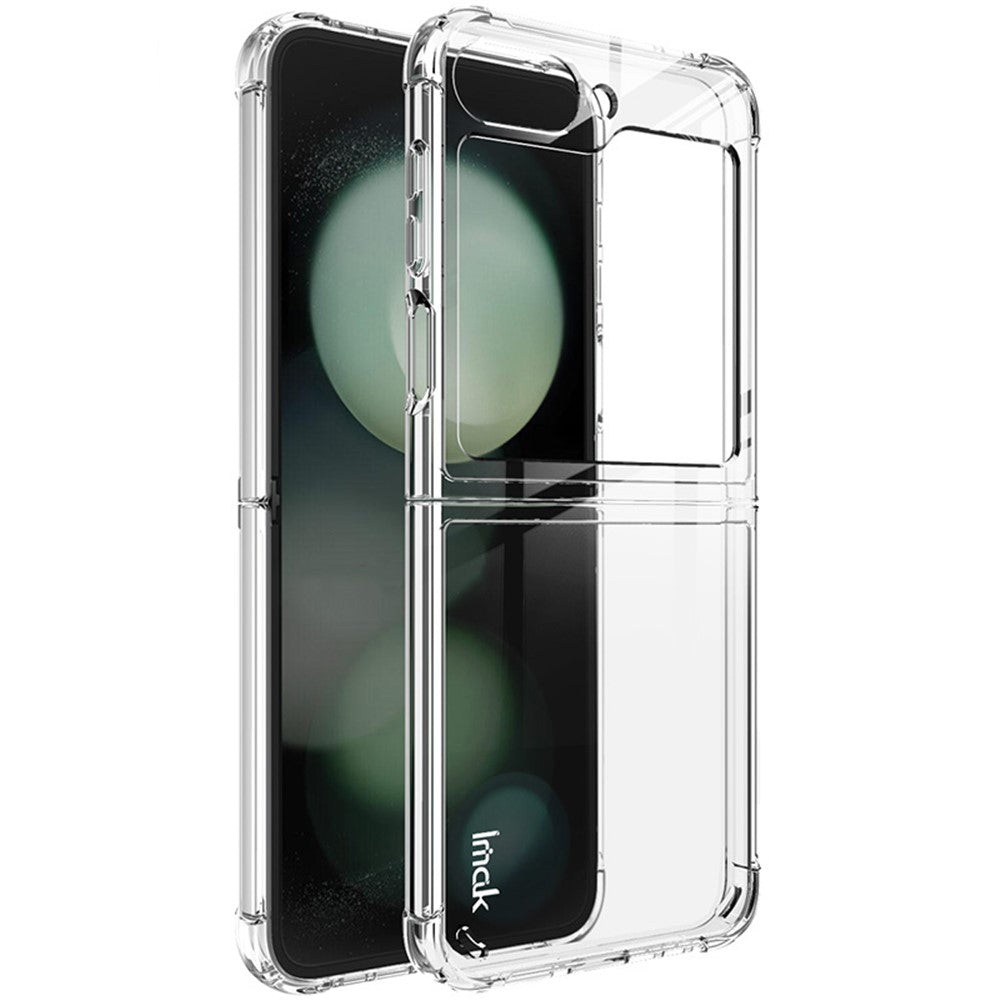 IMAK For Samsung Galaxy Z Flip7 FE 5G / Z Flip6 5G Clear Case PC+TPU Protective Phone Cover