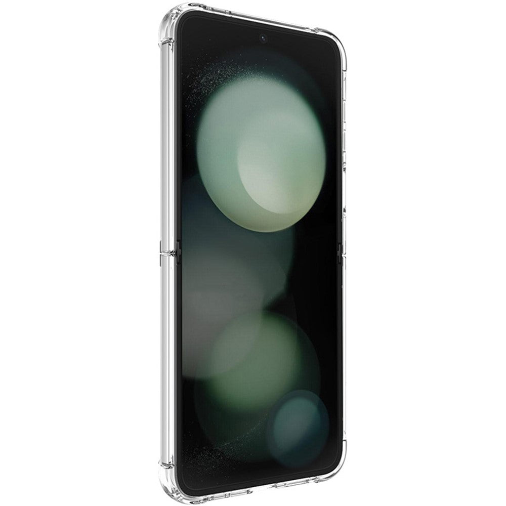 IMAK For Samsung Galaxy Z Flip7 FE 5G / Z Flip6 5G Clear Case PC+TPU Protective Phone Cover