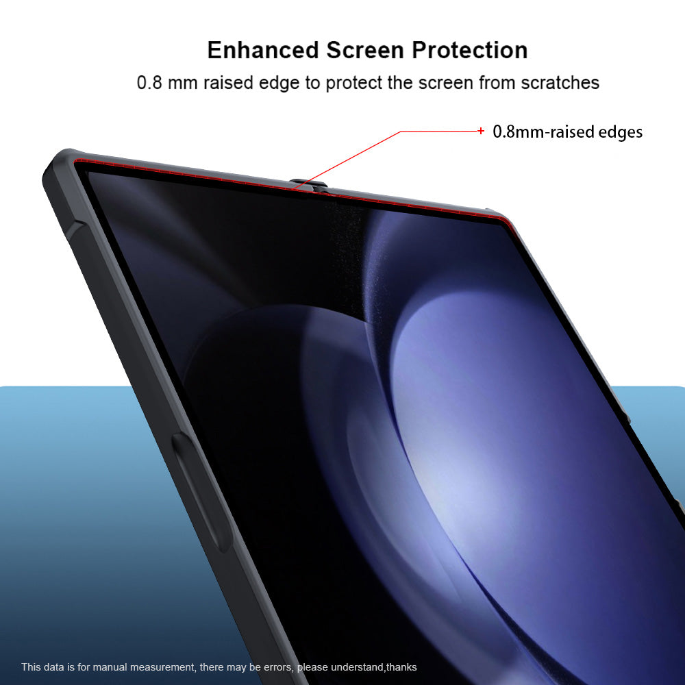 XUNDD For Samsung Galaxy Z Fold6 5G Case TPU+Acrylic Precise Cutouts Phone Cover with Screen Film / Protective Bar