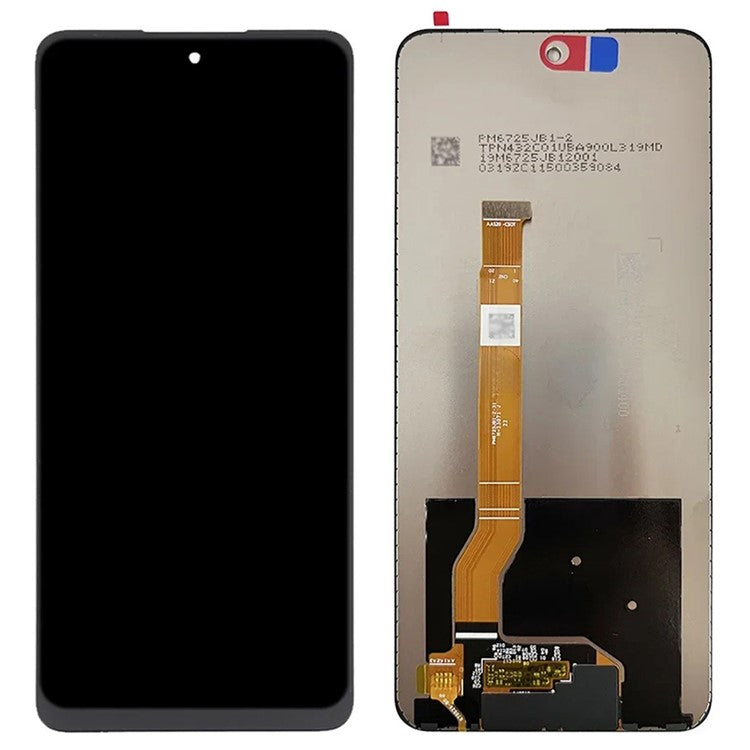 For Realme C65 4G / C65 5G / 12x 5G / Narzo N65 5G / Oppo A60 4G Grade B LCD Screen and Digitizer Assembly Part (Without Logo)