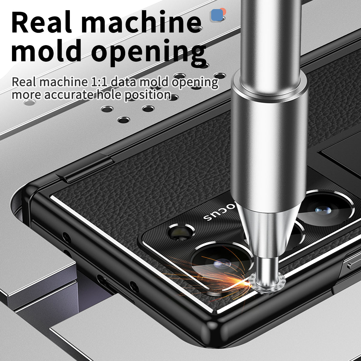 For Samsung Galaxy Z Fold6 5G PU Leather+Aluminum Alloy Kickstand Cover Folding Phone Case with Pen / Pen Slot - Black
