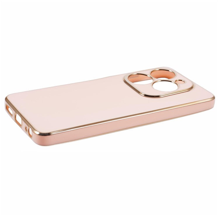 For Infinix Smart 8 4G / Hot 40i / TECNO Spark Go 2024 4G / Spark 20 Case TPU Electroplated Phone Cover - Pink