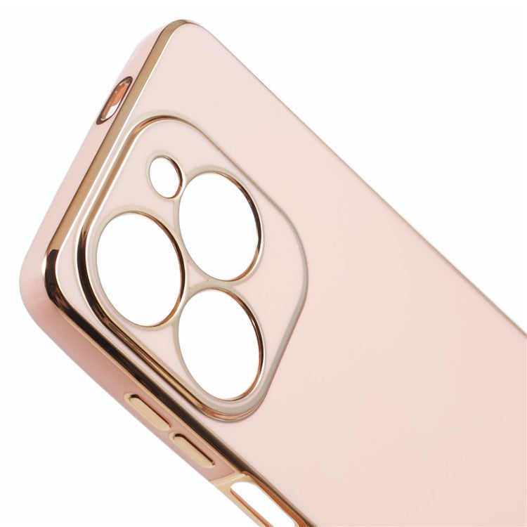 For Infinix Smart 8 4G / Hot 40i / TECNO Spark Go 2024 4G / Spark 20 Case TPU Electroplated Phone Cover - Pink