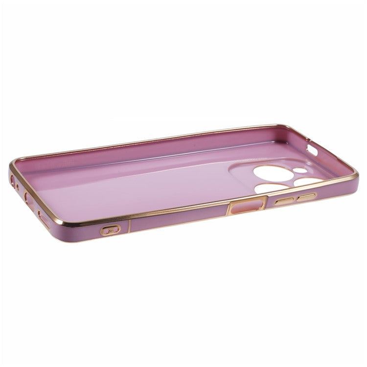 For Infinix Smart 8 4G / Hot 40i / TECNO Spark Go 2024 4G / Spark 20 Case TPU Electroplated Phone Cover - Purple