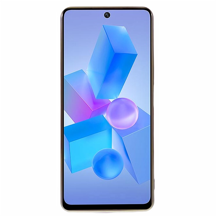 For Infinix Smart 8 4G / Hot 40i / TECNO Spark Go 2024 4G / Spark 20 Case TPU Electroplated Phone Cover - Blue