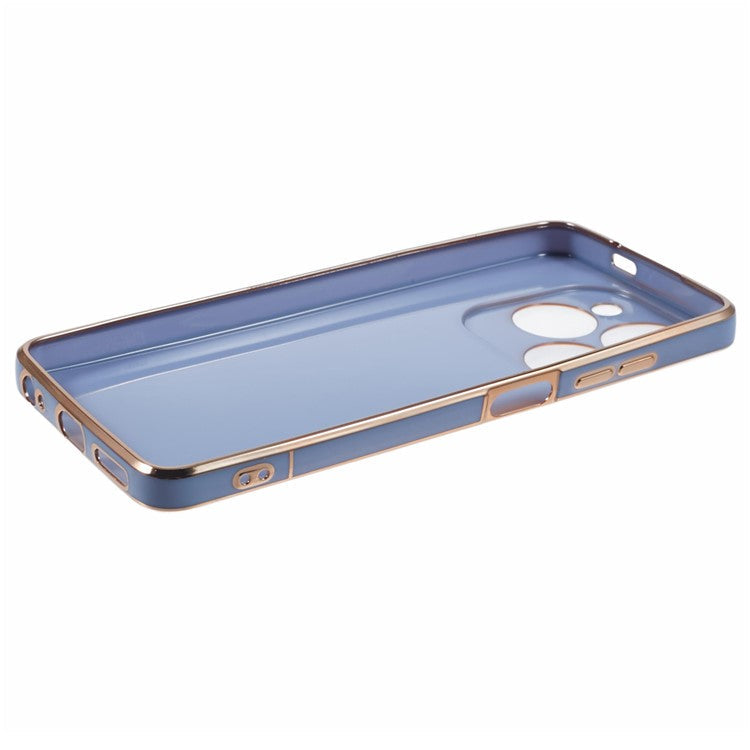 For Infinix Smart 8 4G / Hot 40i / TECNO Spark Go 2024 4G / Spark 20 Case TPU Electroplated Phone Cover - Blue