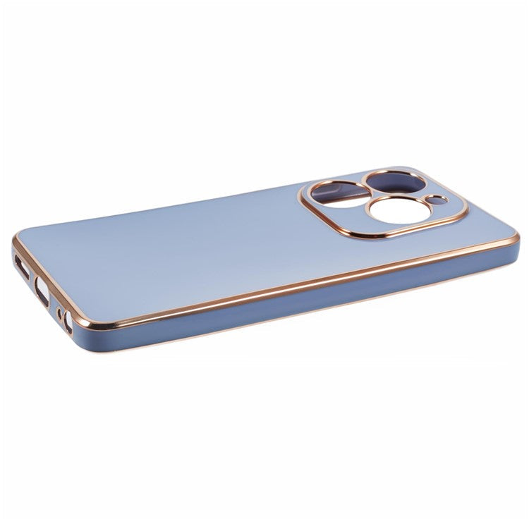 For Infinix Smart 8 4G / Hot 40i / TECNO Spark Go 2024 4G / Spark 20 Case TPU Electroplated Phone Cover - Blue