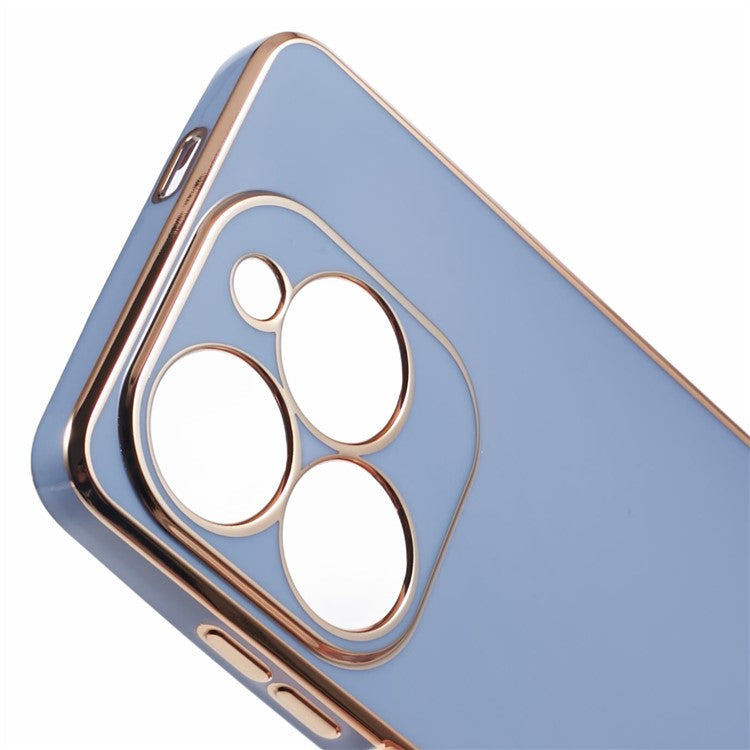 For Infinix Smart 8 4G / Hot 40i / TECNO Spark Go 2024 4G / Spark 20 Case TPU Electroplated Phone Cover - Blue