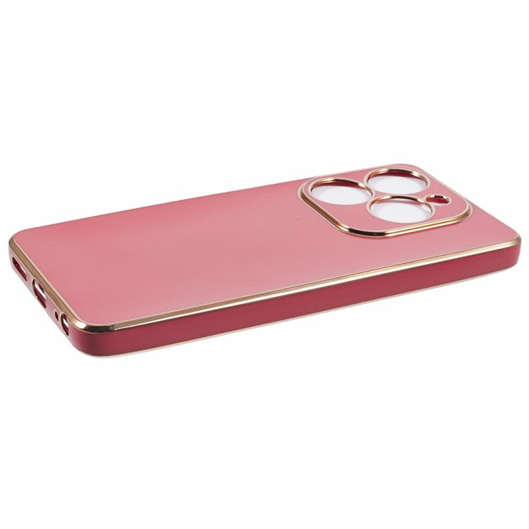 For Infinix Smart 8 4G / Hot 40i / TECNO Spark Go 2024 4G / Spark 20 Case TPU Electroplated Phone Cover - Red