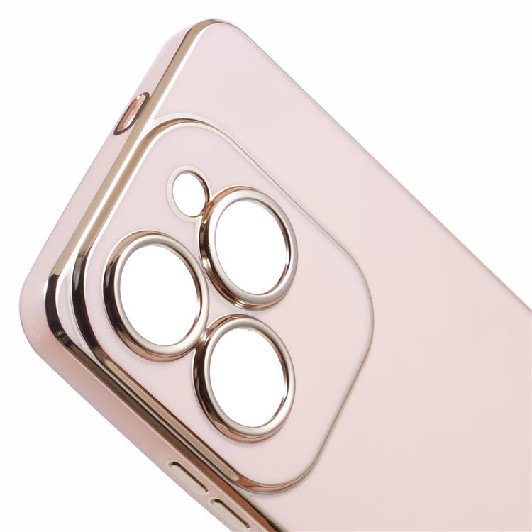 For Infinix Hot 40 / Hot 40 Pro / TECNO Spark 20 Pro Case 6D Electroplating Protective TPU Phone Cover - Pink
