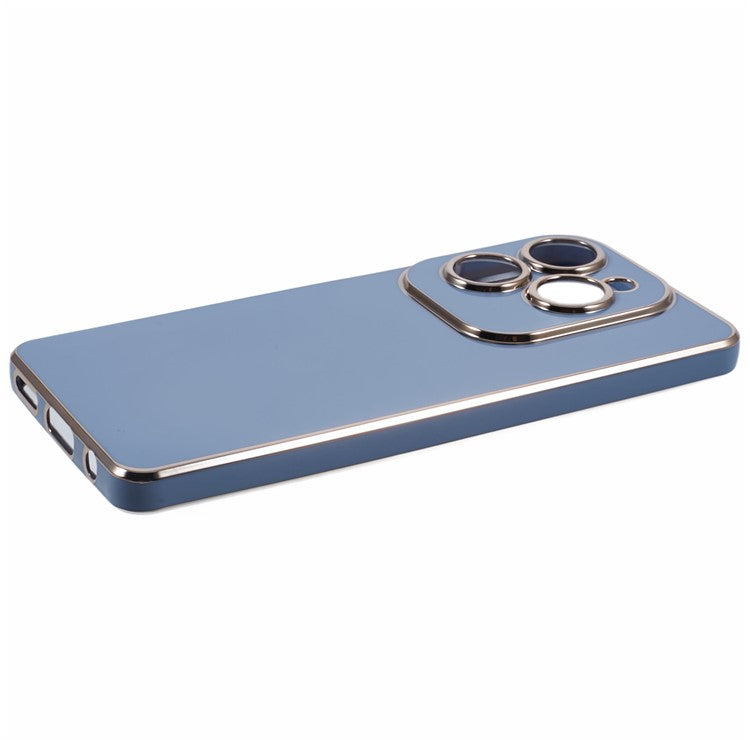 For Infinix Hot 40 / Hot 40 Pro / TECNO Spark 20 Pro Case 6D Electroplating Protective TPU Phone Cover - Blue