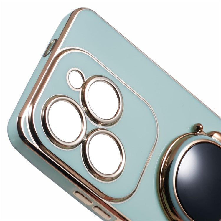 For Infinix Hot 40  /  Hot 40 Pro  /  TECNO Spark 20 Pro Case Soft TPU Phone Cover Astronaut Kickstand Holder - Green