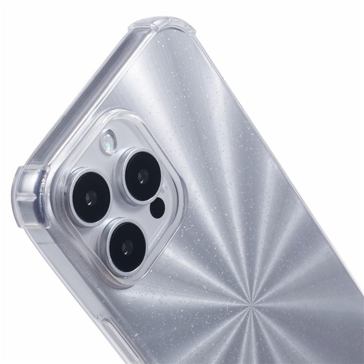 For iPhone 16 Pro Case Shockproof TPU Aesthetic Phone Cover with 4 Card Papers