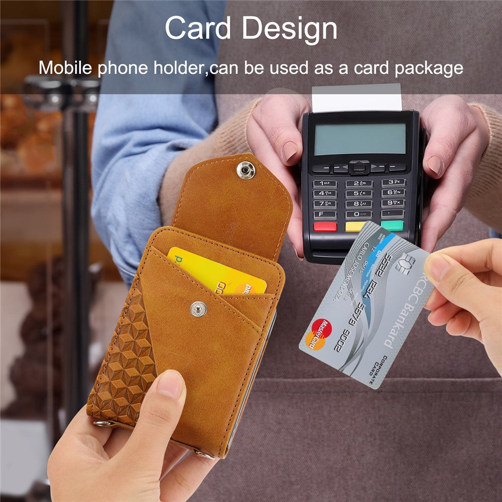 For Samsung Galaxy Z Flip7 FE 5G / Z Flip6 5G Case Calf Texture PU Leather Phone Cover with Shoulder Strap - Yellow