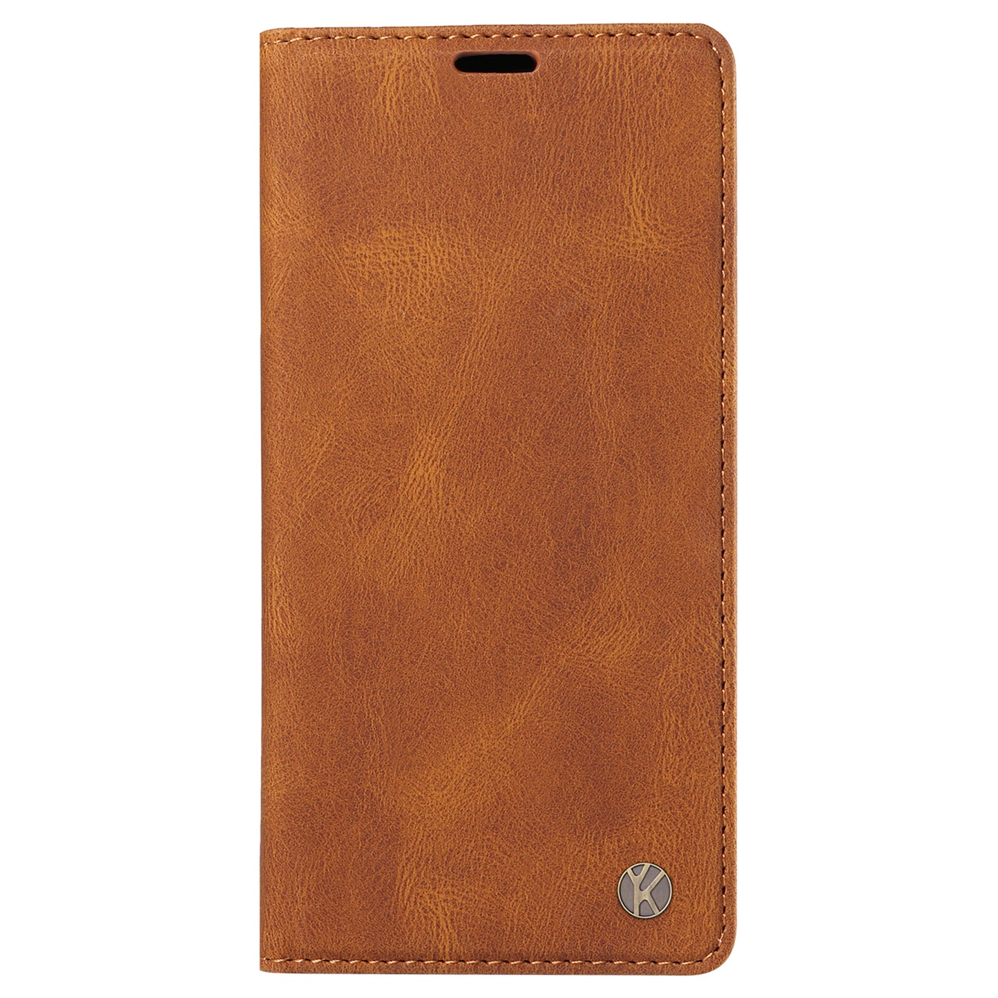YIKATU YK-004 For vivo S19 5G / V40 5G Case Skin-touch PU Leather Phone Cover - Brown