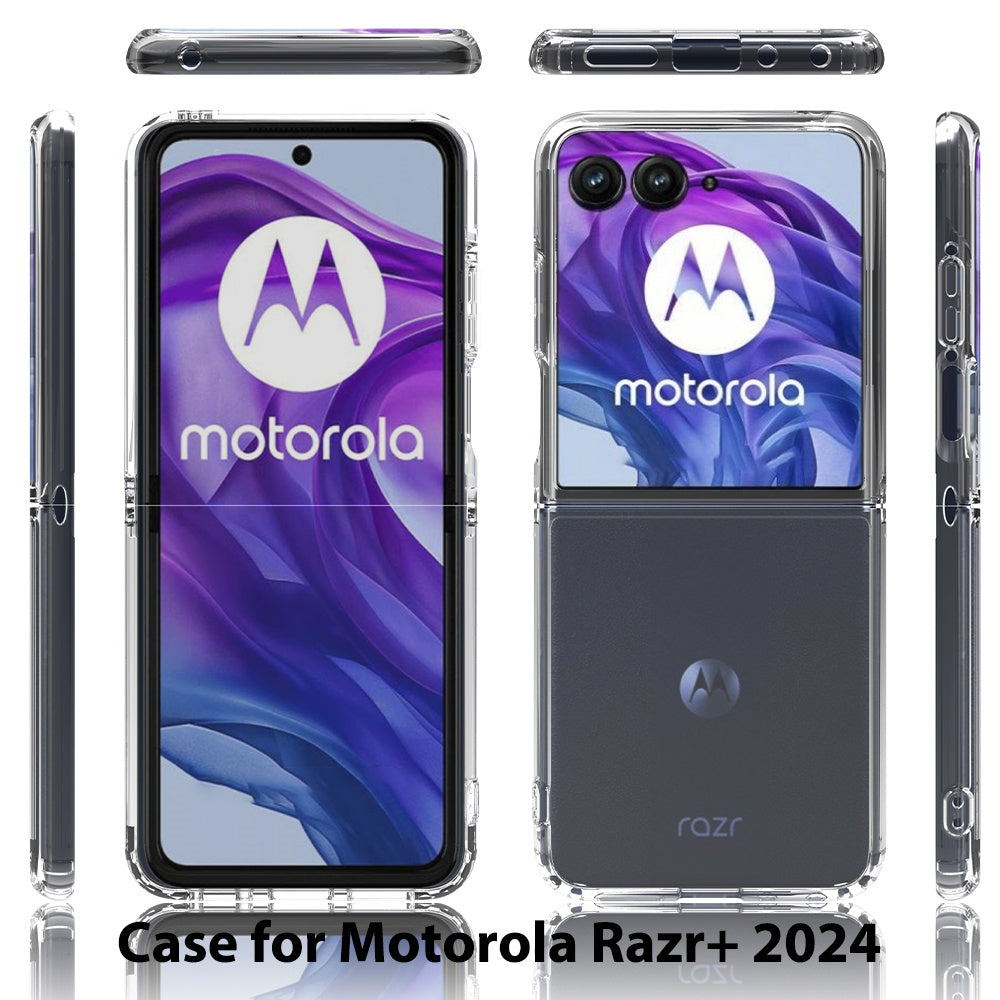 For Motorola Razr 50 Ultra 5G Case TPU+Acrylic Clear Phone Cover, Integrated Design