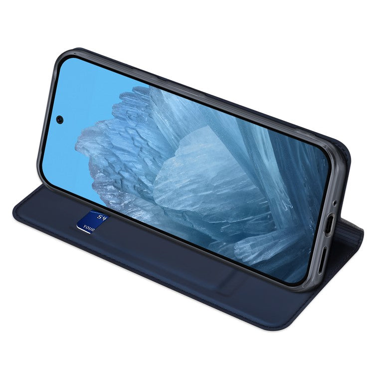 DUX DUCIS Skin Pro Series For Google Pixel 9 Pro XL Case Leather Phone Cover with Card Slot - Blue