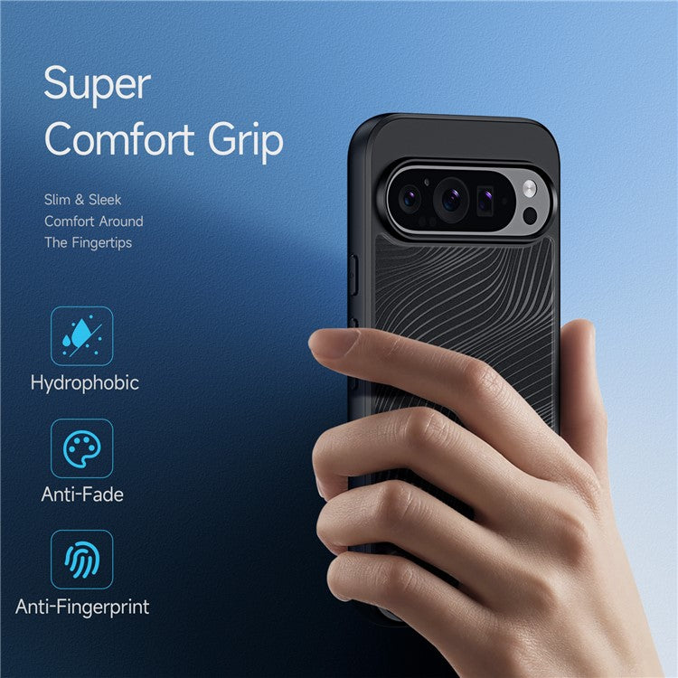 DUX DUCIS Aimo Series For Google Pixel 9 / Pixel 9 Pro Case TPU+PC Anti-Drop Cover (REACH Certification) - Black