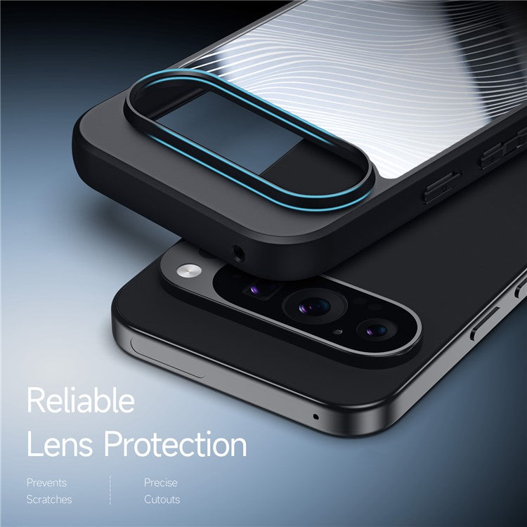 DUX DUCIS Aimo Series For Google Pixel 9 / Pixel 9 Pro Case TPU+PC Anti-Drop Cover (REACH Certification) - Black