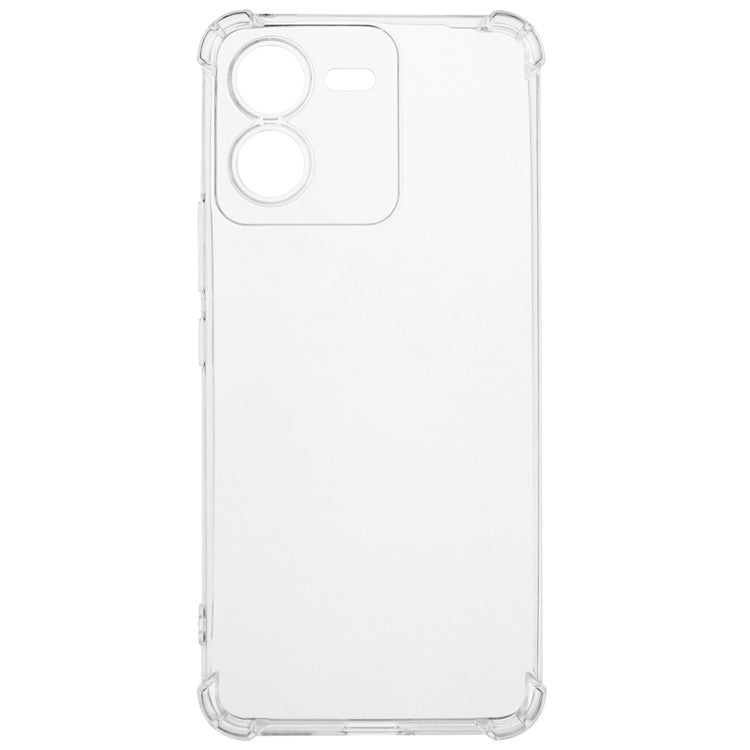 For vivo iQOO Z9 5G Clear Case Enhanced Four Corner TPU Phone Cover