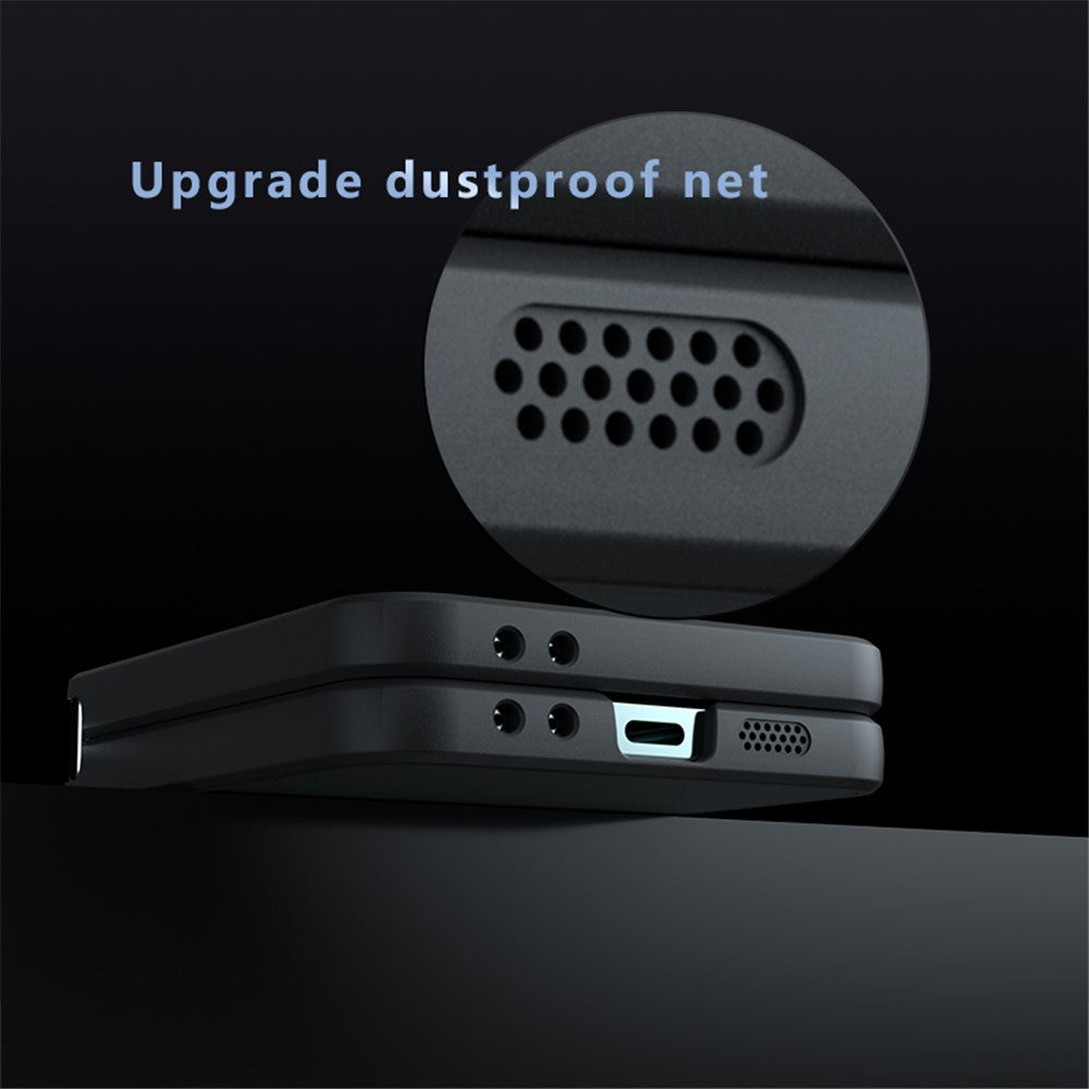 For Samsung Galaxy Z Flip7 FE 5G / Z Flip6 5G Shockproof Case TPU+PC Phone Cover - Transparent