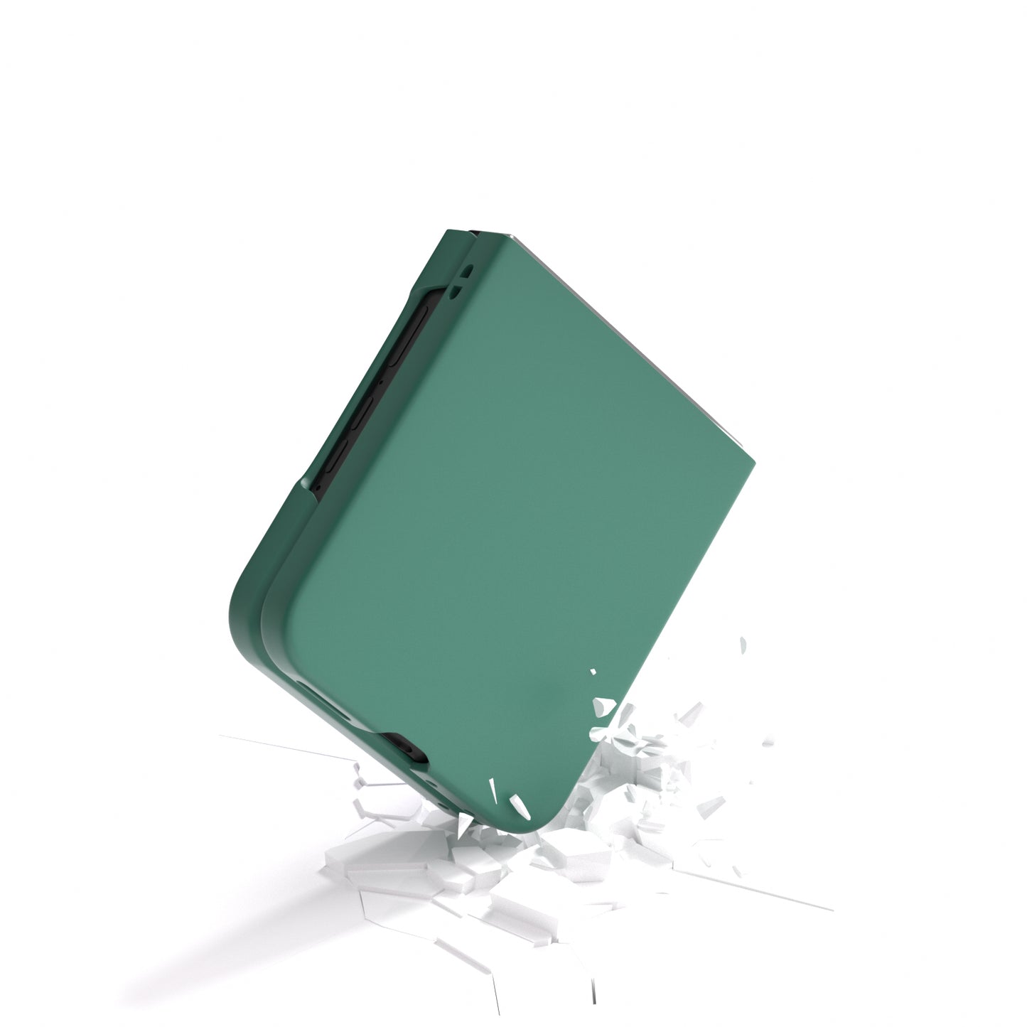 For Motorola Razr 50 Ultra 5G Case Hard PC Phone Cover Skin-Friendly Touch Feeling - Dark Green