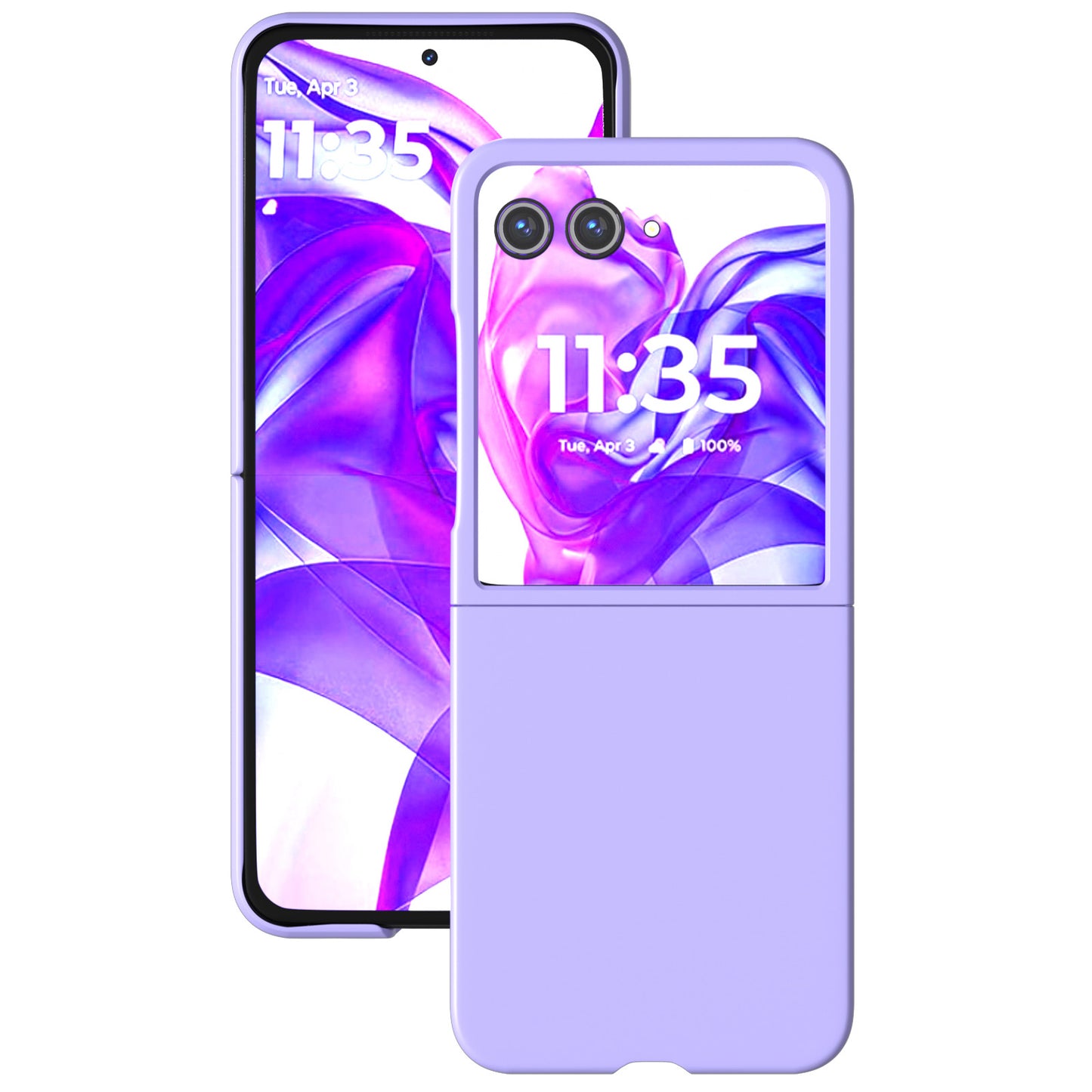 For Motorola Razr 50 Ultra 5G Case Hard PC Phone Cover Skin-Friendly Touch Feeling - Purple