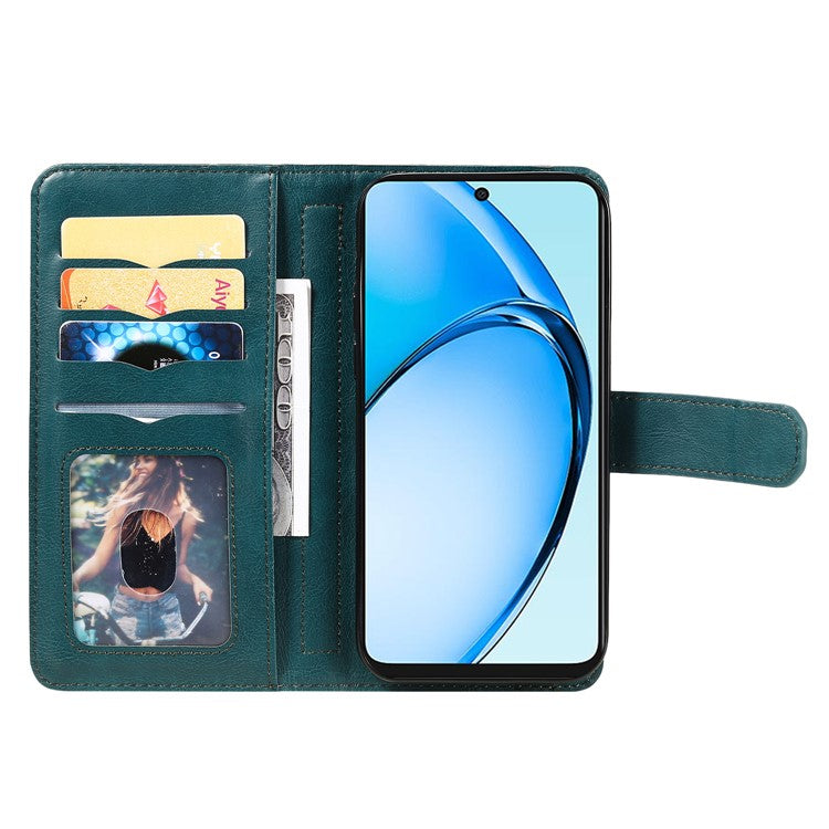 KT Multi-Functional Series-1 For Oppo A60 4G Case 10 Card Slots Leather Phone Cover - Green