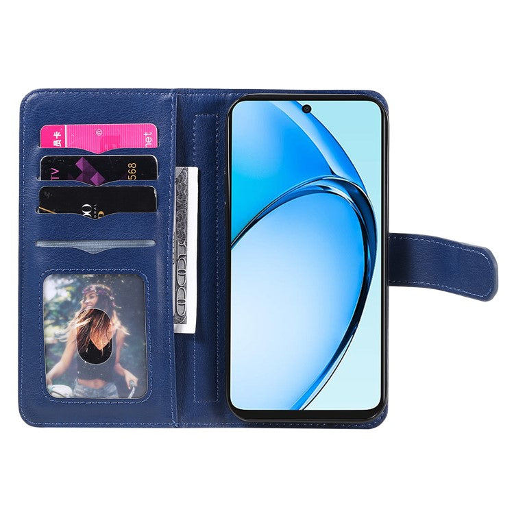 KT Multi-Functional Series-1 For Oppo A60 4G Case 10 Card Slots Leather Phone Cover - Blue