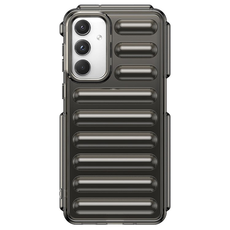 Capsule Series for Samsung Galaxy M55 5G / C55 5G / F55 5G TPU Phone Case Drop Protection Mobile Phone Cover - Transparent Grey