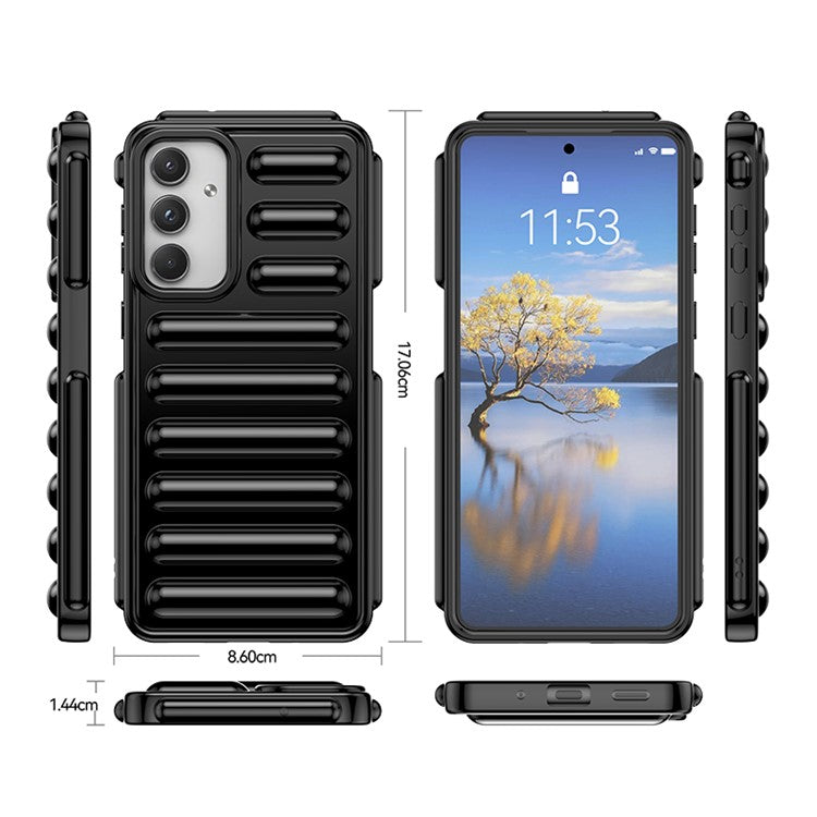 Capsule Series for Samsung Galaxy M55 5G / C55 5G / F55 5G TPU Phone Case Drop Protection Mobile Phone Cover - Orange