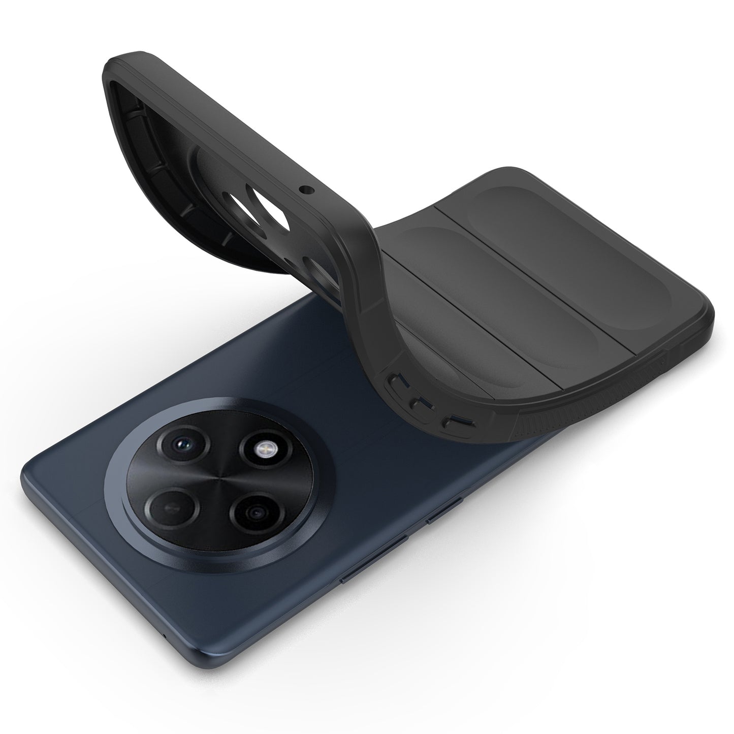 For Oppo F27 Pro+ 5G Case Soft TPU Drop Resistant Phone Cover - Light Grey