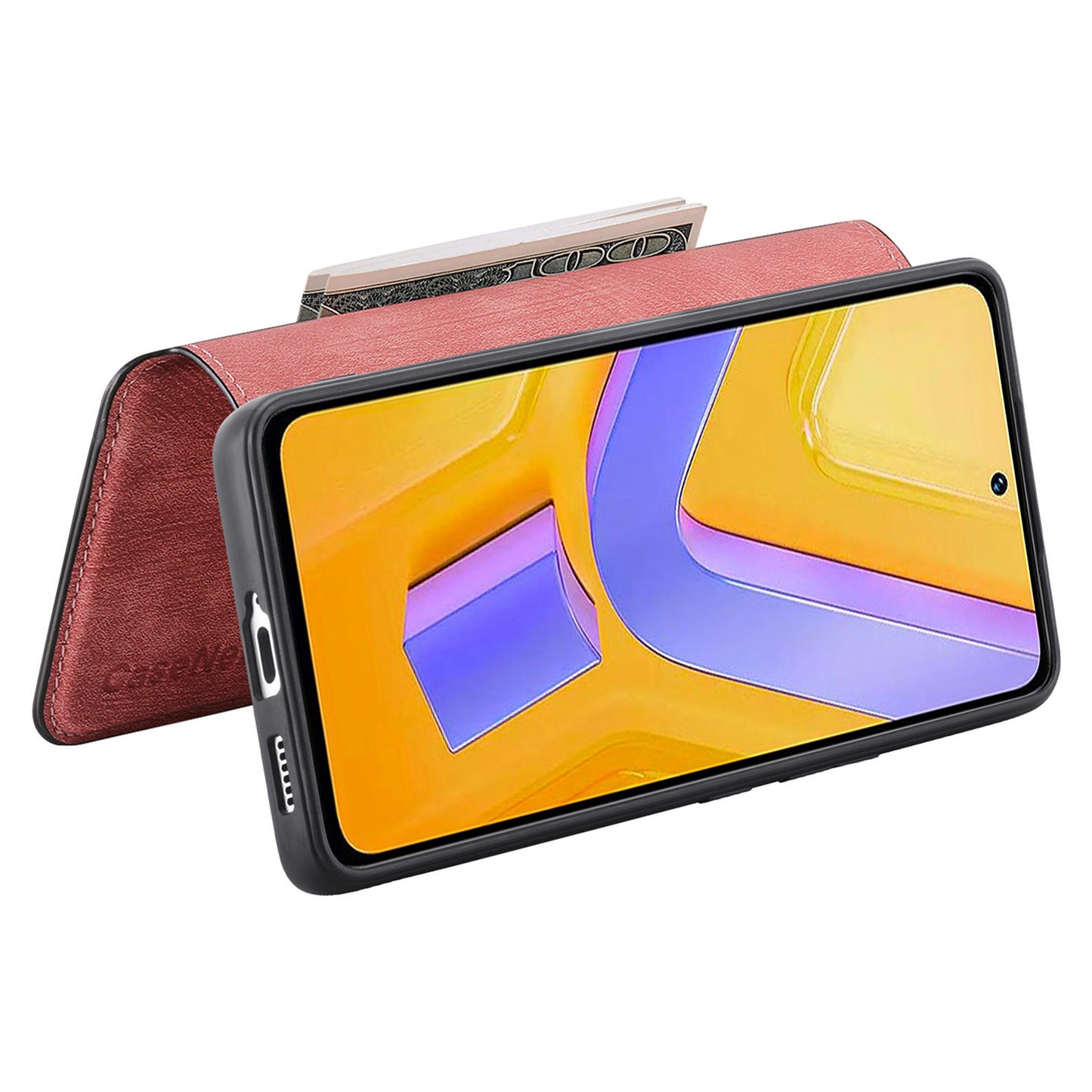 CASENEO MW-03 For vivo V40 SE 5G Case Detachable Wallet Leather+TPU Phone Cover - Pink