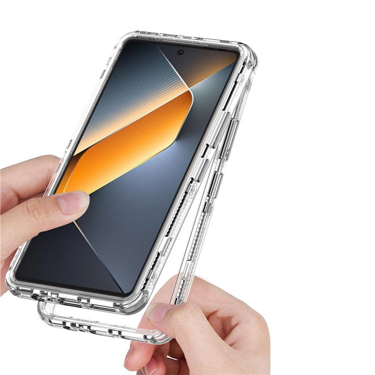 For TECNO Pova 6 Pro 5G L19 Case Acrylic+TPU Phone Cover HD Transparent