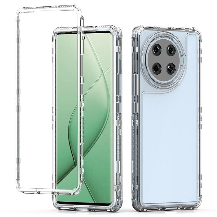 For TECNO Spark 20 Pro+ Case Transparent Acrylic+TPU Hybrid Phone Cover
